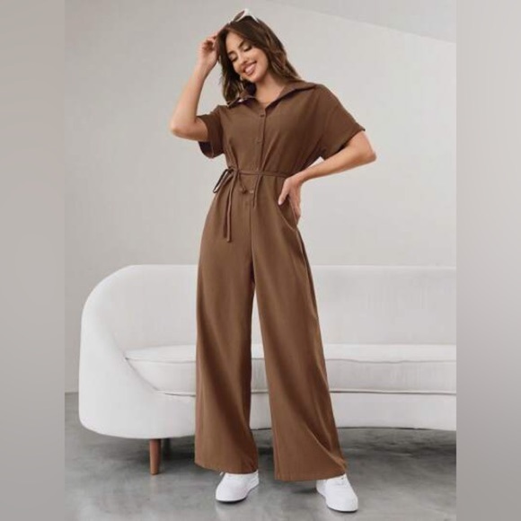 American Eagle Brown Women's Jumpsuit Sz XXL - Picture 1 of 2